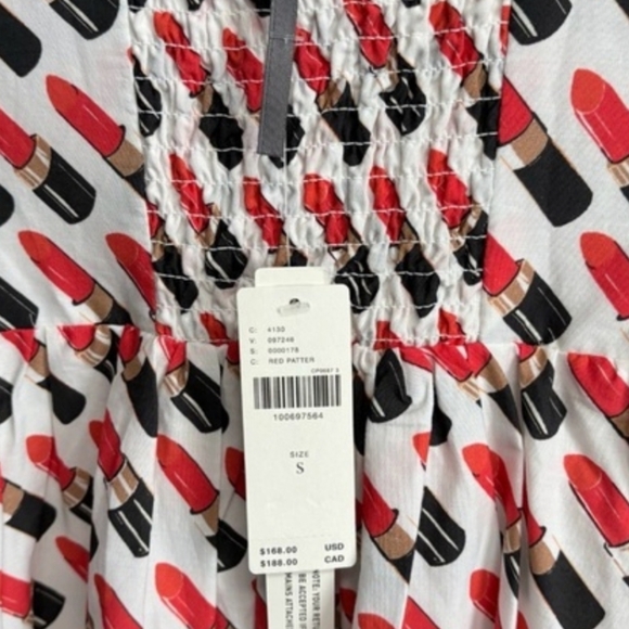 ANTHROPOLOGIE The Helena Square Neck Smocked Tier Dress - Picture 3 of 3